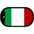 Italy Flag Metal Novelty Dog Tag Necklace DT-529