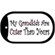 My Kids Are Cuter Novelty Metal Dog Tag Necklace DT-5353