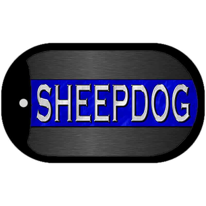 Sheepdog Police Novelty Dog Tag Necklace DT-8017