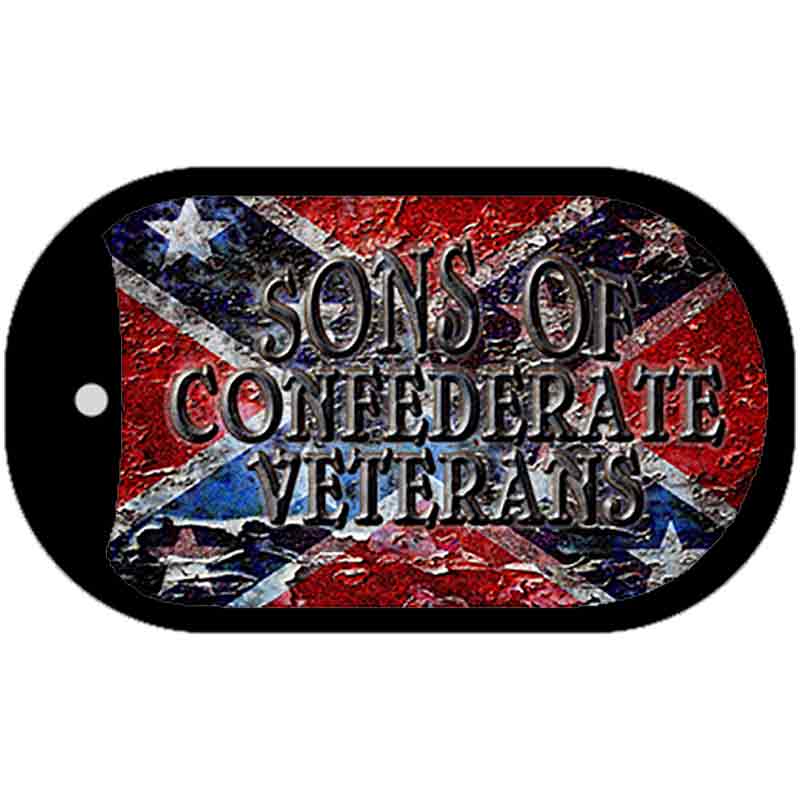 Sons Of Confederate Veterans Novelty Metal Dog Tag Necklace DT-8100