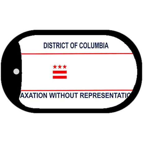 District Of Columbia Blank Novelty Metal Dog Tag Necklace DT-8227