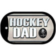 Hockey Dad Novelty Metal Dog Tag Necklace DT-8567