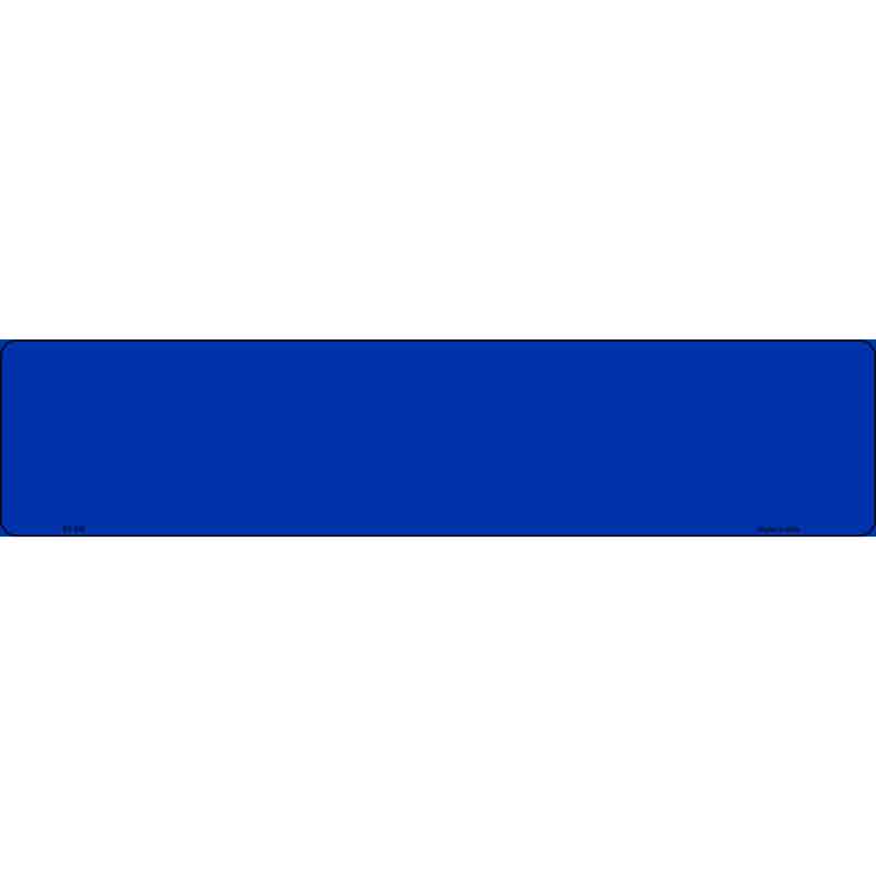 Blue Novelty Metal European License Plate Tag EP-055