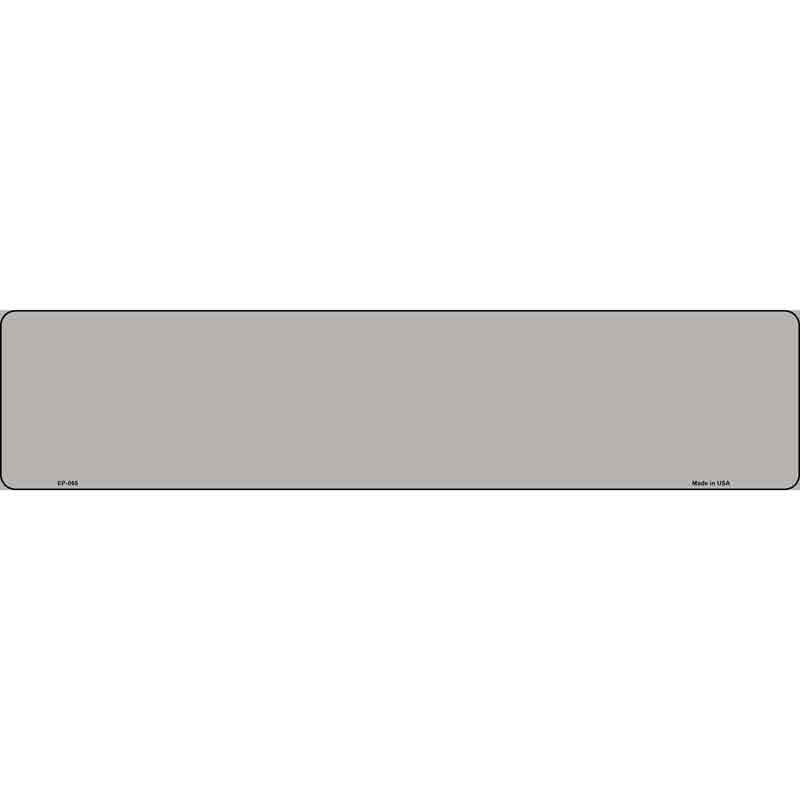 Tan Novelty Metal European License Plate Tag EP-065