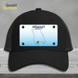 Missouri Show Me Blank Novelty License Plate Hat Mesh / Black