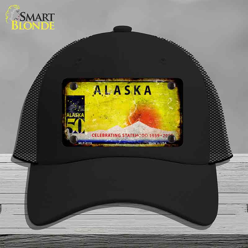 Alaska State Rusty Novelty License Plate Hat HAT-MLP-8119