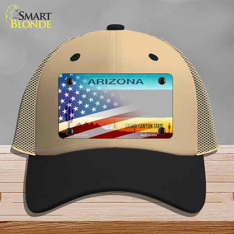 Arizona License Plate American Flag Novelty License Plate Hat HAT-MLP-12431