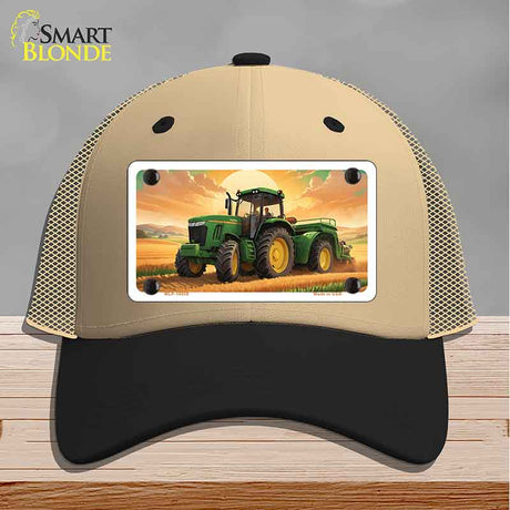 Tractor Sunset Novelty License Plate Hat HAT-MLP-14508