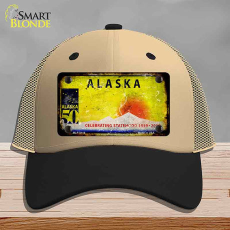 Alaska State Rusty Novelty License Plate Hat HAT-MLP-8119