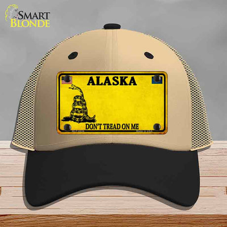 Alaska Dont Tread On Me Novelty License Plate Hat HAT-MLP-8834