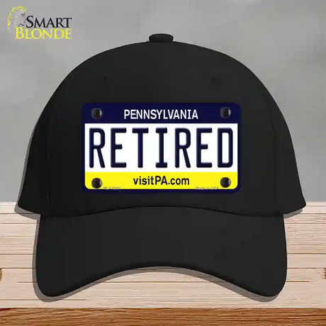 Retired Pennsylvania State Novelty License Plate Hat Cotton / Black