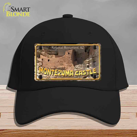 Montezuma Castle Novelty License Plate Hat Cotton / Black