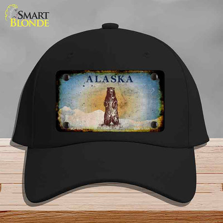 Alaska Bear Rusty Novelty License Plate Hat HAT-MLP-9512
