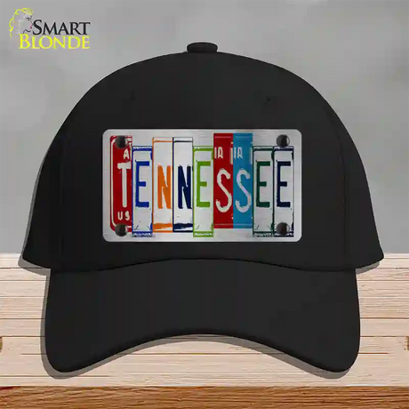 Tennessee License Plate Art Novelty License Plate Hat Cotton / Black