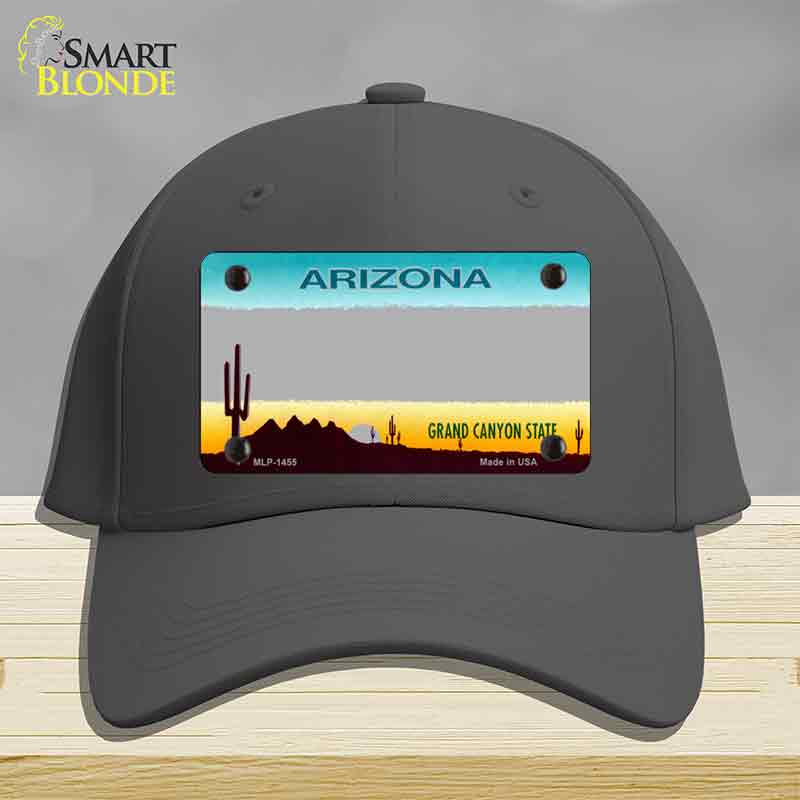 Arizona Gray State Blank Novelty License Plate Hat HAT-MLP-1455