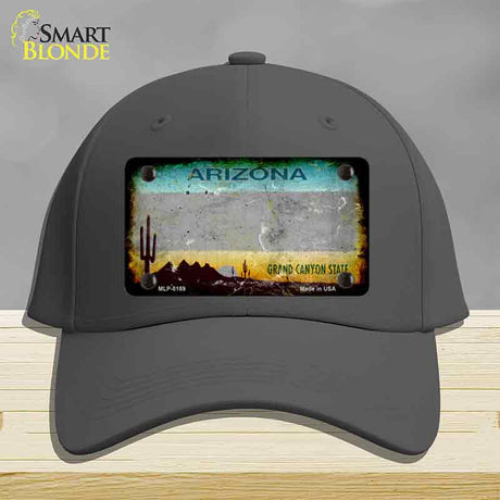 Arizona Gray Rusty Novelty License Plate Hat HAT-MLP-8169