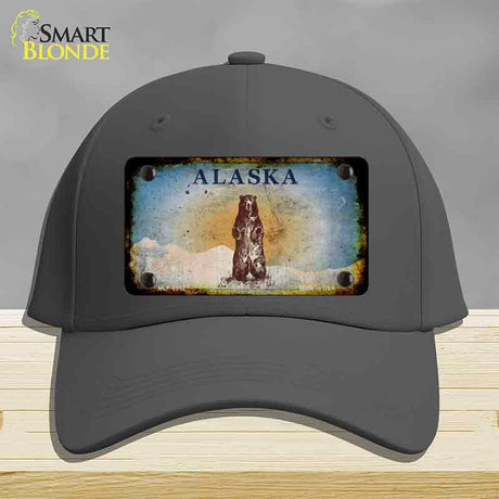 Alaska Bear Rusty Novelty License Plate Hat HAT-MLP-9512