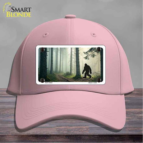 Bigfoot Silhouette Forest Novelty License Plate Hat HAT-MLP-14524