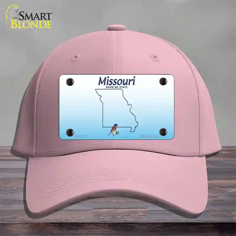 Missouri Show Me Blank Novelty License Plate Hat Cotton / Pink
