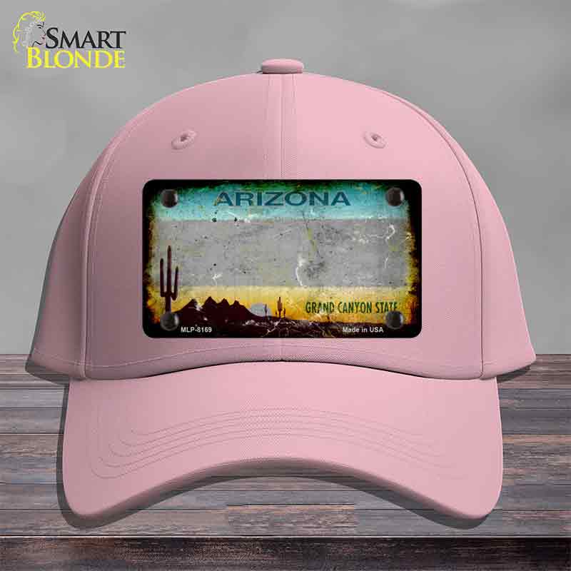 Arizona Gray Rusty Novelty License Plate Hat HAT-MLP-8169