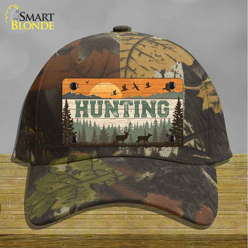 Hunting Sunset Novelty License Plate Hat HAT-MLP-14511