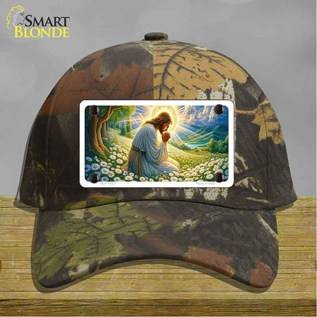 Jesus Praying Novelty License Plate Hat HAT-MLP-14521