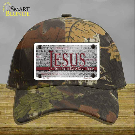 Jesus Name Above Every Name Novelty License Plate Hat HAT-MLP-14525