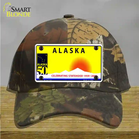 Alaska State Blank Novelty License Plate Hat HAT-MLP-2216