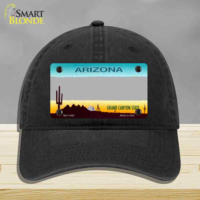 Arizona Gray State Blank Novelty License Plate Hat HAT-MLP-1455