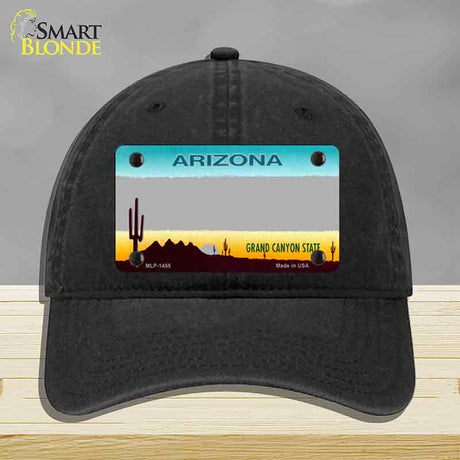 Arizona Gray State Blank Novelty License Plate Hat HAT-MLP-1455