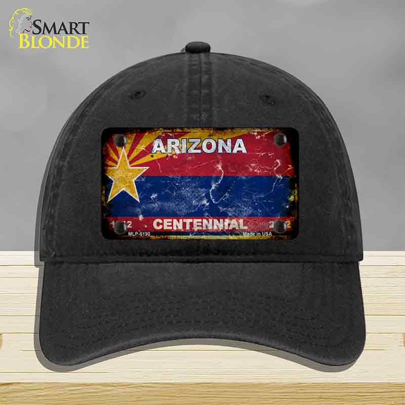 Arizona Centennial State Rusty Novelty License Plate Hat HAT-MLP-8190