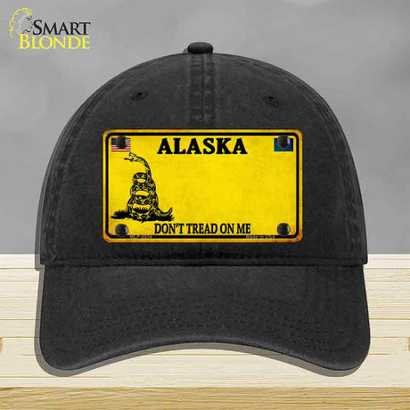 Alaska Dont Tread On Me Novelty License Plate Hat HAT-MLP-8834