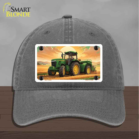 Tractor Sunset Novelty License Plate Hat HAT-MLP-14508