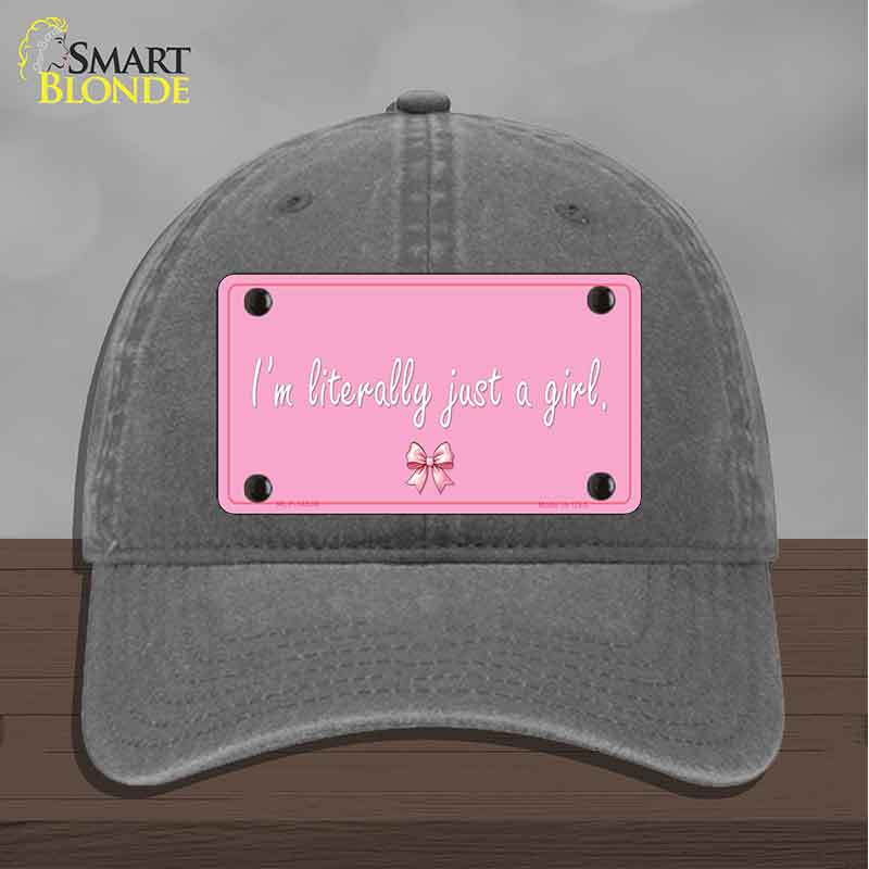 Im Literally Just a Girl Novelty License Plate Hat HAT-MLP-14530