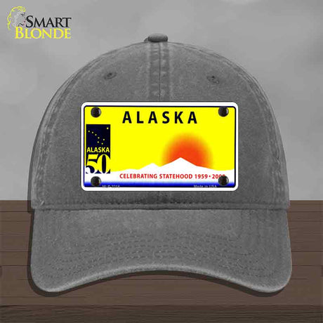 Alaska State Blank Novelty License Plate Hat HAT-MLP-2216