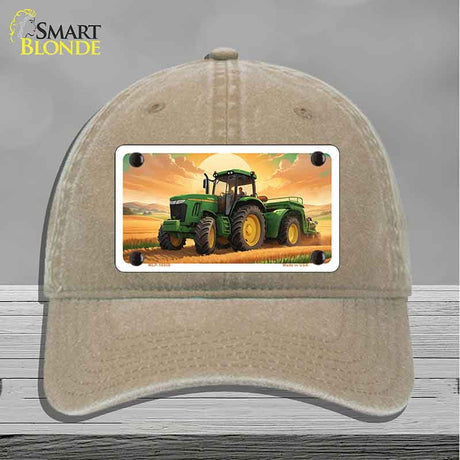 Tractor Sunset Novelty License Plate Hat HAT-MLP-14508