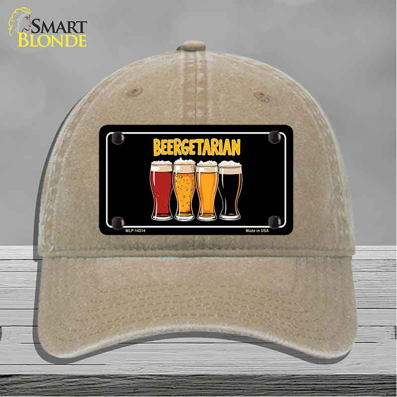 Beergetarian Novelty License Plate Hat HAT-MLP-14514