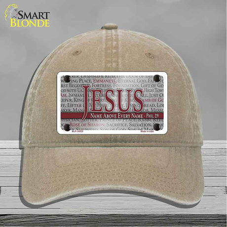 Jesus Name Above Every Name Novelty License Plate Hat HAT-MLP-14525