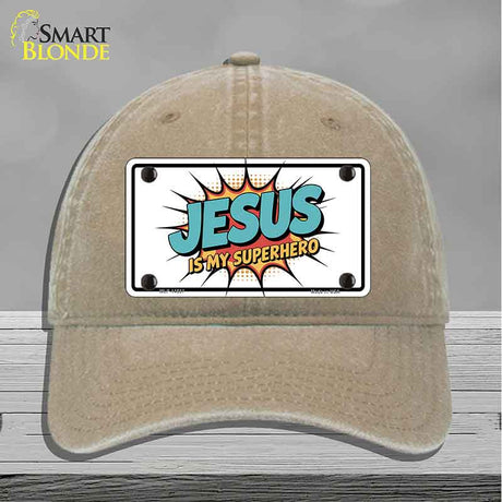 Jesus is My Superhero Novelty License Plate Hat HAT-MLP-14537