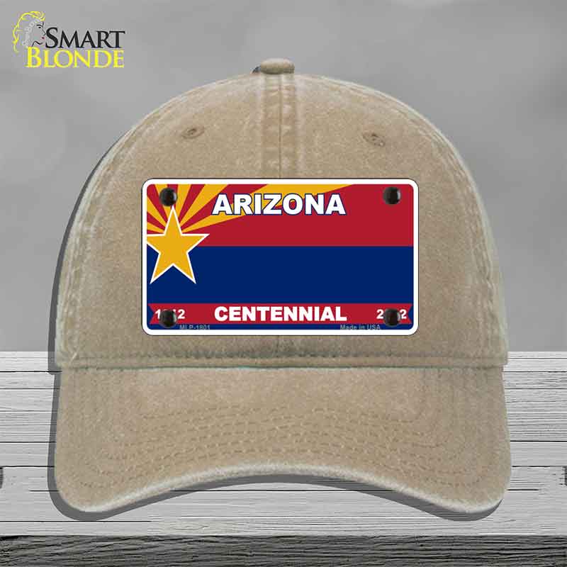 Arizona Centennial Novelty License Plate Hat HAT-MLP-1801