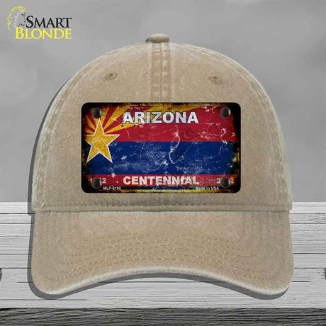 Arizona Centennial State Rusty Novelty License Plate Hat HAT-MLP-8190
