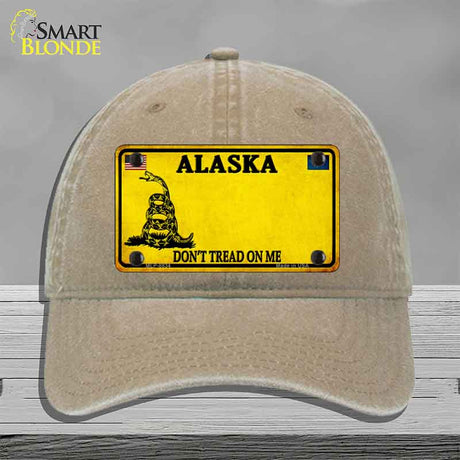 Alaska Dont Tread On Me Novelty License Plate Hat HAT-MLP-8834
