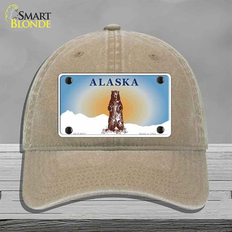 Alaska Bear Novelty License Plate Hat HAT-MLP-9511