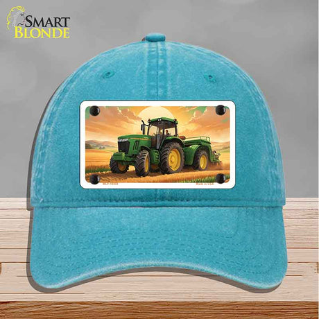 Tractor Sunset Novelty License Plate Hat HAT-MLP-14508