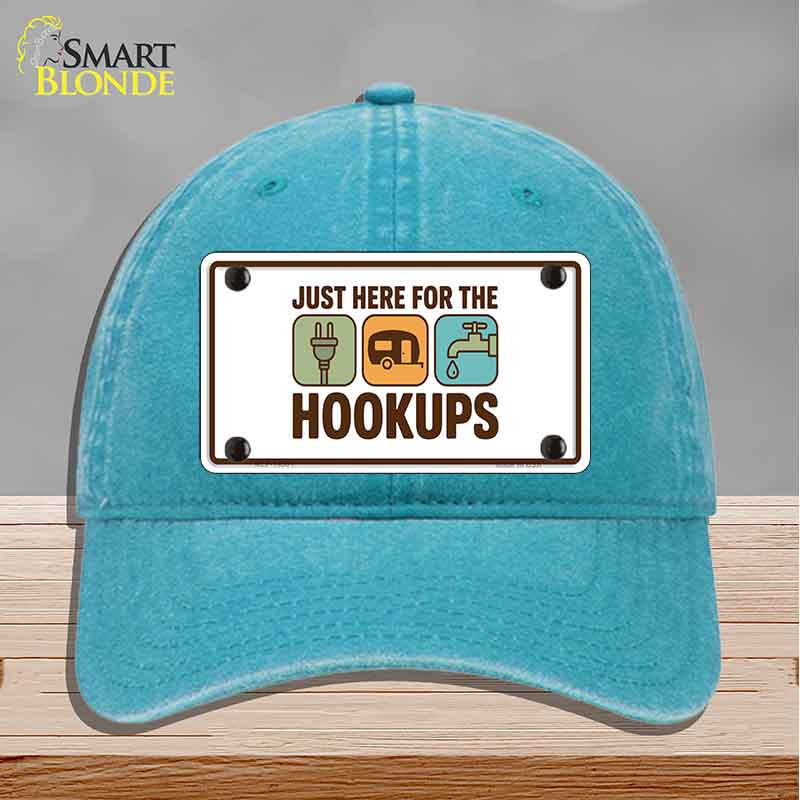 Just Here for the Hookups Novelty License Plate Hat HAT-MLP-14531