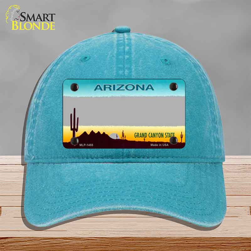 Arizona Gray State Blank Novelty License Plate Hat HAT-MLP-1455