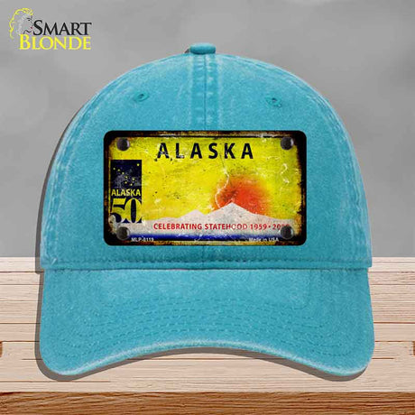 Alaska State Rusty Novelty License Plate Hat HAT-MLP-8119