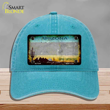 Arizona Gray Rusty Novelty License Plate Hat HAT-MLP-8169