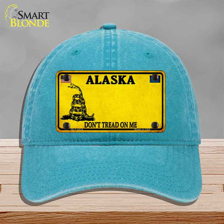 Alaska Dont Tread On Me Novelty License Plate Hat HAT-MLP-8834