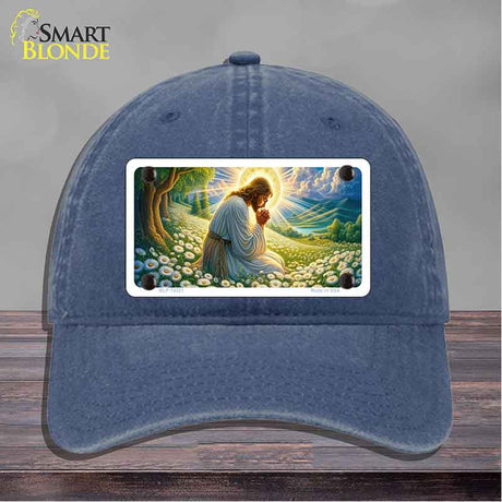 Jesus Praying Novelty License Plate Hat HAT-MLP-14521